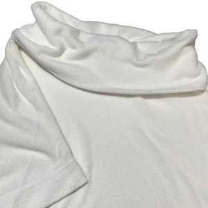 Barefoot Dreams L/XL White Wearable Throw Cowl Neck Oversized